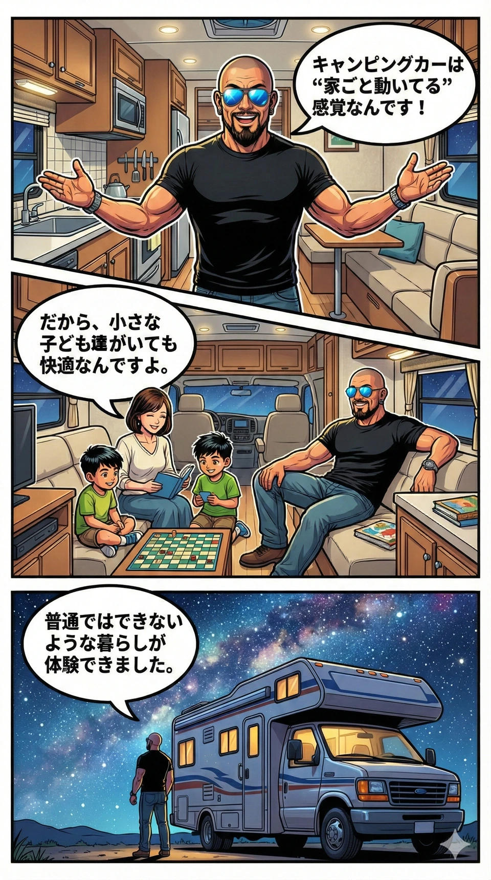 3ページ目：家ごと旅する、家族の時間