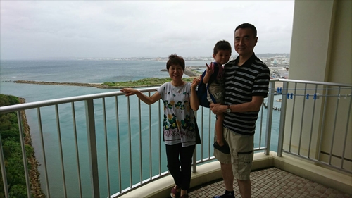 14日・おじいちゃんとおばあちゃんが沖縄に来たよ！