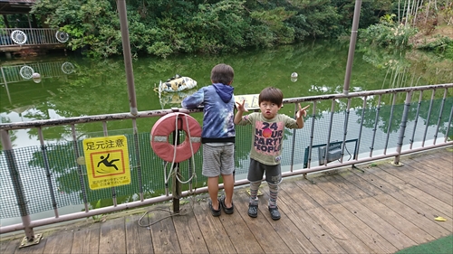 16日・東南植物楽園の釣り堀！